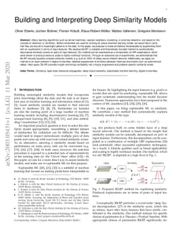 Building and Interpreting Deep Similarity Models