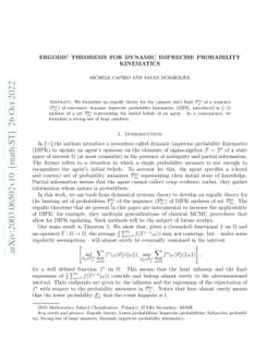 Ergodic Theorems for Dynamic Imprecise Probability Kinematics