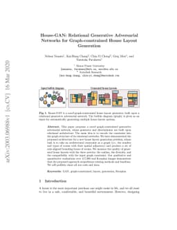 House-GAN: Relational Generative Adversarial Networks for
  Graph-constrained House Layout Generation