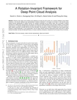A Rotation-Invariant Framework for Deep Point Cloud Analysis