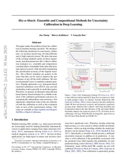 Mix-n-Match: Ensemble and Compositional Methods for Uncertainty
  Calibration in Deep Learning