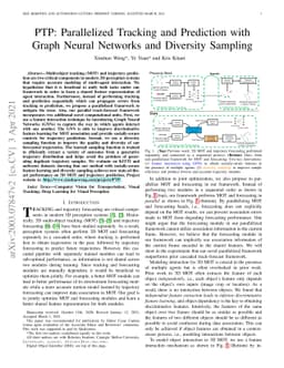 PTP: Parallelized Tracking and Prediction with Graph Neural Networks and
  Diversity Sampling