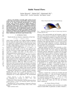 Stable Neural Flows