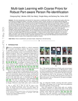 Multi-task Learning with Coarse Priors for Robust Part-aware Person
  Re-identification