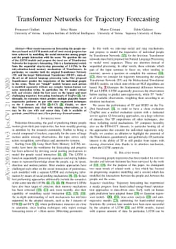 Transformer Networks for Trajectory Forecasting