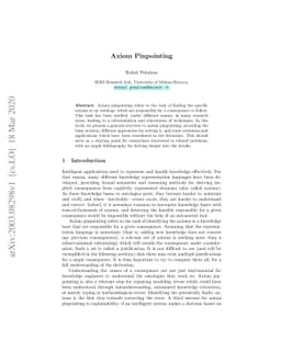 Axiom Pinpointing