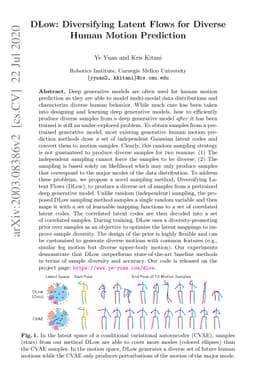 DLow: Diversifying Latent Flows for Diverse Human Motion Prediction