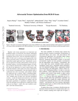 Adversarial Texture Optimization from RGB-D Scans