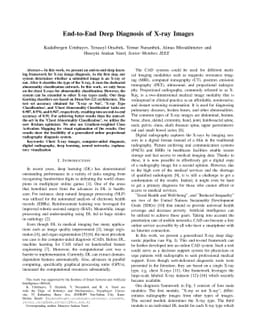 End-to-End Deep Diagnosis of X-ray Images