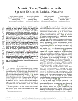 Acoustic Scene Classification with Squeeze-Excitation Residual Networks