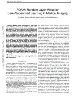 ROAM: Random Layer Mixup for Semi-Supervised Learning in Medical Imaging
