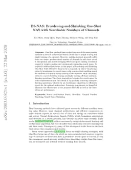 BS-NAS: Broadening-and-Shrinking One-Shot NAS with Searchable Numbers of
  Channels