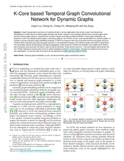 K-Core based Temporal Graph Convolutional Network for Dynamic Graphs