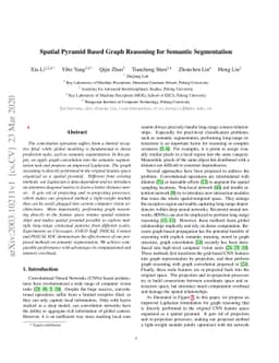 Spatial Pyramid Based Graph Reasoning for Semantic Segmentation