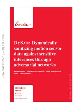 DYSAN: Dynamically sanitizing motion sensor data against sensitive
  inferences through adversarial networks