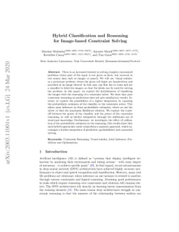 Hybrid Classification and Reasoning for Image-based Constraint Solving
