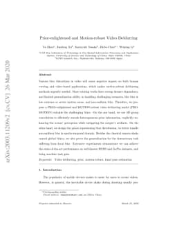 Prior-enlightened and Motion-robust Video Deblurring