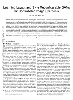 Learning Layout and Style Reconfigurable GANs for Controllable Image
  Synthesis