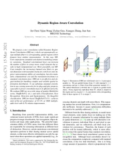 Dynamic Region-Aware Convolution