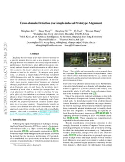 Cross-domain Detection via Graph-induced Prototype Alignment