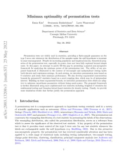 Minimax optimality of permutation tests