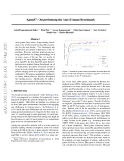 Agent57: Outperforming the Atari Human Benchmark