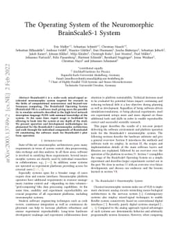 The Operating System of the Neuromorphic BrainScaleS-1 System