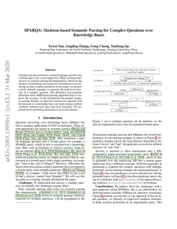 SPARQA: Skeleton-based Semantic Parsing for Complex Questions over
  Knowledge Bases