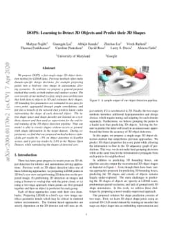 DOPS: Learning to Detect 3D Objects and Predict their 3D Shapes