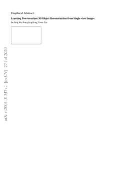 Learning Pose-invariant 3D Object Reconstruction from Single-view Images