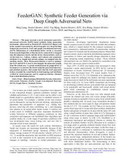 FeederGAN: Synthetic Feeder Generation via Deep Graph Adversarial Nets