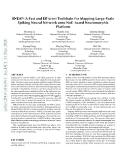 SNEAP: A Fast and Efficient Toolchain for Mapping Large-Scale Spiking
  Neural Network onto NoC-based Neuromorphic Platform