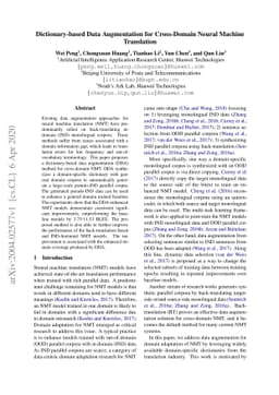 Dictionary-based Data Augmentation for Cross-Domain Neural Machine
  Translation