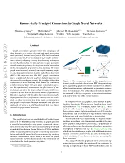 Geometrically Principled Connections in Graph Neural Networks