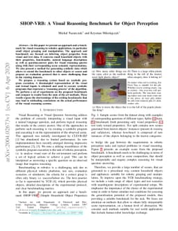SHOP-VRB: A Visual Reasoning Benchmark for Object Perception