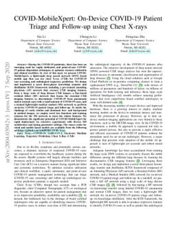 COVID-MobileXpert: On-Device COVID-19 Patient Triage and Follow-up using
  Chest X-rays