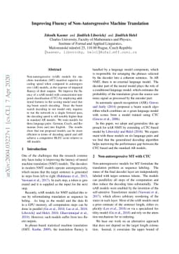 Improving Fluency of Non-Autoregressive Machine Translation