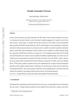 Flexible Transmitter Network