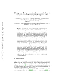 Slicing and dicing soccer: automatic detection of complex events from
  spatio-temporal data