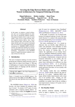 Severing the Edge Between Before and After: Neural Architectures for
  Temporal Ordering of Events
