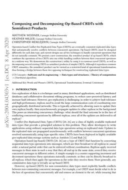 Composing and Decomposing Op-Based CRDTs with Semidirect Products