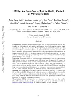 MRQy: An Open-Source Tool for Quality Control of MR Imaging Data