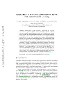 PatchAttack: A Black-box Texture-based Attack with Reinforcement
  Learning