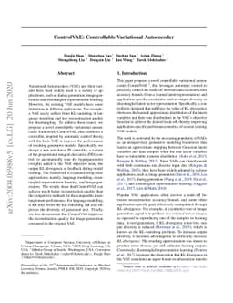 ControlVAE: Controllable Variational Autoencoder