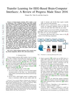 Transfer Learning for EEG-Based Brain-Computer Interfaces: A Review of
  Progress Made Since 2016
