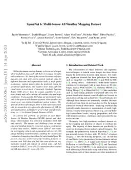 SpaceNet 6: Multi-Sensor All Weather Mapping Dataset