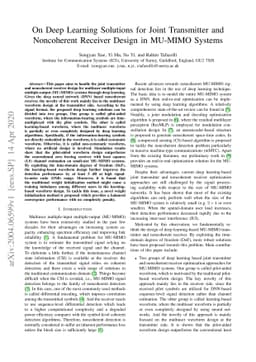 On Deep Learning Solutions for Joint Transmitter and Noncoherent
  Receiver Design in MU-MIMO Systems
