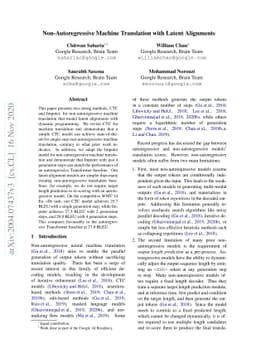 Non-Autoregressive Machine Translation with Latent Alignments