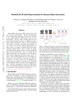 Detailed 2D-3D Joint Representation for Human-Object Interaction