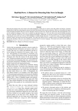 BanFakeNews: A Dataset for Detecting Fake News in Bangla